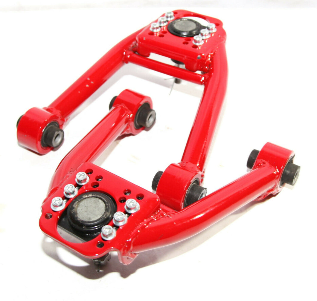 Front Upper Camber Kit RED for 96-00 Honda Civic EK