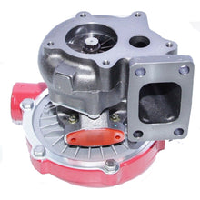 Load image into Gallery viewer, T3/T4 T3T4 T04E Turbocharger HYBRID .63 A/R Turbine 5 BOLT FLANGE Red
