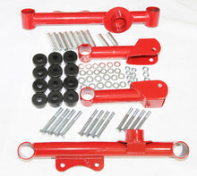 Load image into Gallery viewer, Racing Rear Upper + Lower Tubular Control Arms fit 79-04 Ford Mustang GT LX Red
