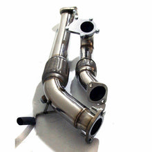Load image into Gallery viewer, SS Downpipe + Turbo Outlet elbow for Honda 03-05 Civic Si Hatchback EP3 K20
