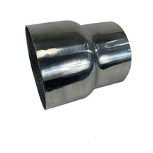 Load image into Gallery viewer, 3&quot; OD to 3.5&quot; OD Exhaust Pipe Connector Reducer Adapter Aluminum Universal
