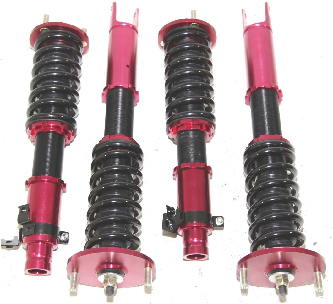 RED Coilover Suspension Lowering kits FOR 1990-1997 Honda Accrod EX LX DX SE